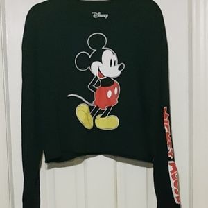 Women's Disney crop top Mickey Mouse